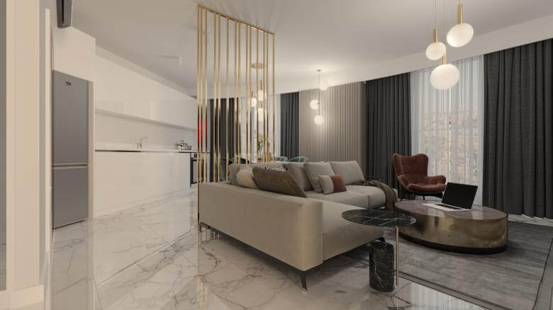  villa dekorasyonu 5092 Sinpaş Ege Vadisi 2+1 Konutlar