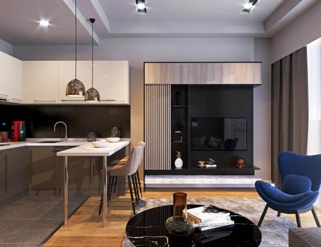   Elmar Towers 1+1 Tasarımı Konutlar