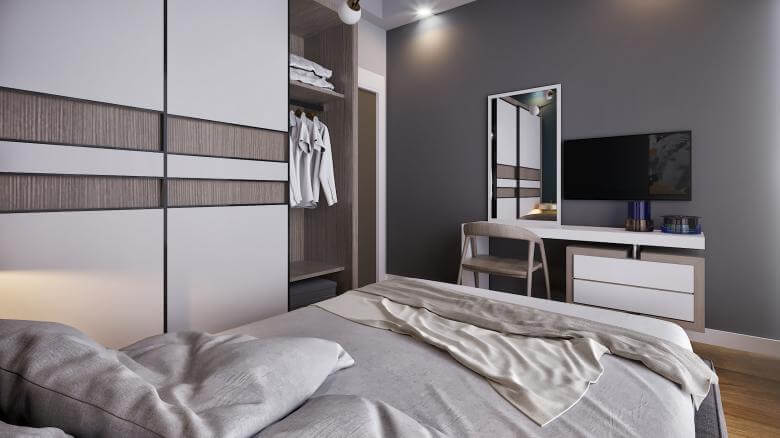  villa dekorasyonu 5098 Elmar Towers 1+1 Tasarımı Konutlar