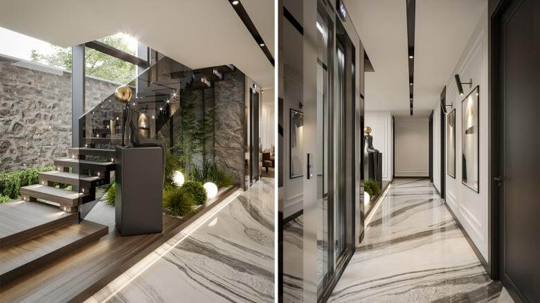  villa dekorasyonu 5369 İncek Villa Projesi Konutlar