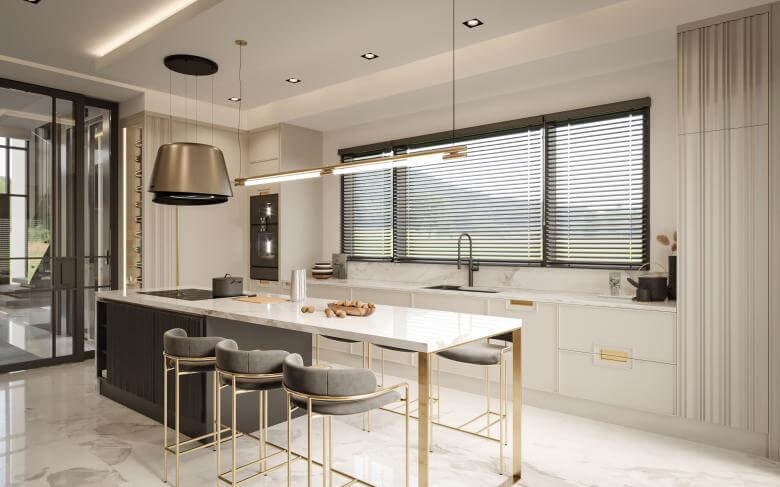  villa dekorasyonu 5376 İncek Villa Projesi Konutlar