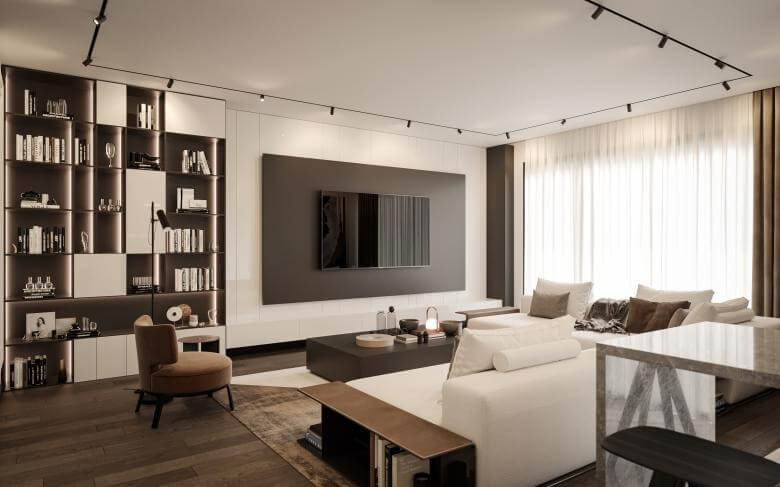  villa dekorasyonu 5379 İncek Villa Projesi Konutlar