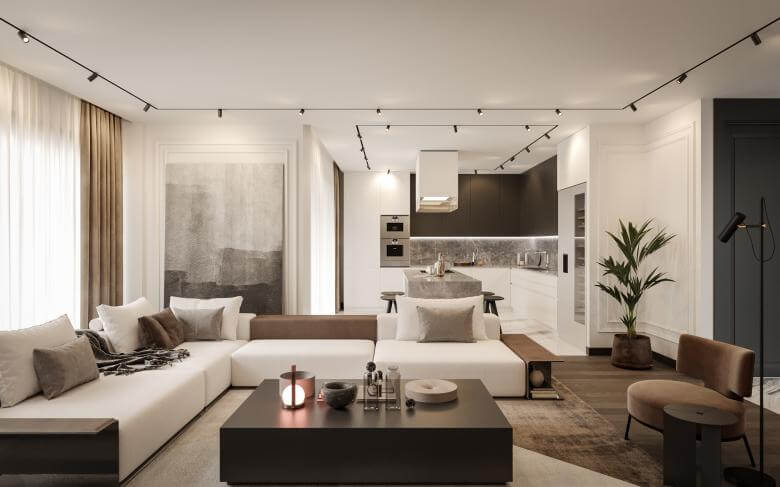  villa dekorasyonu 5380 İncek Villa Projesi Konutlar