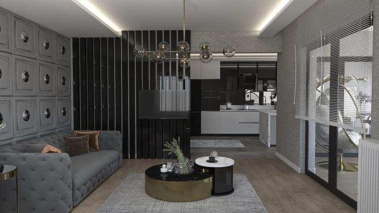  villa dekorasyonu 5498 Has Be Life Konut Konutlar