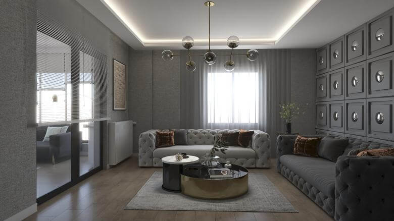  villa dekorasyonu 5499 Has Be Life Konut Konutlar