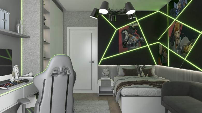  villa dekorasyonu 5505 Has Be Life Konut Konutlar
