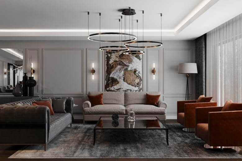  villa tasarım 5237 Büyük Apartman Dairesi Tasarımı Konutlar