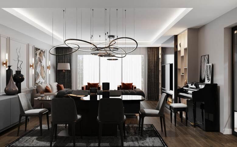  villa tasarım 5250 Büyük Apartman Dairesi Tasarımı Konutlar