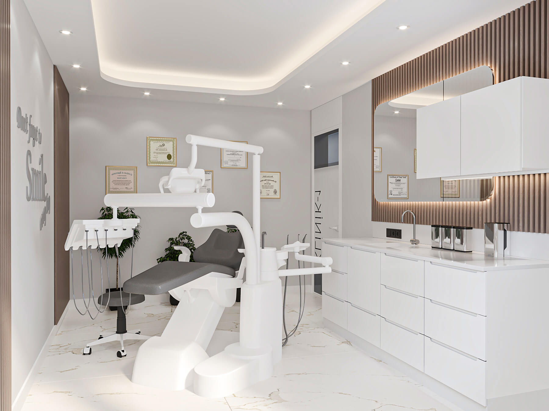 Diş kliniği tasarımı