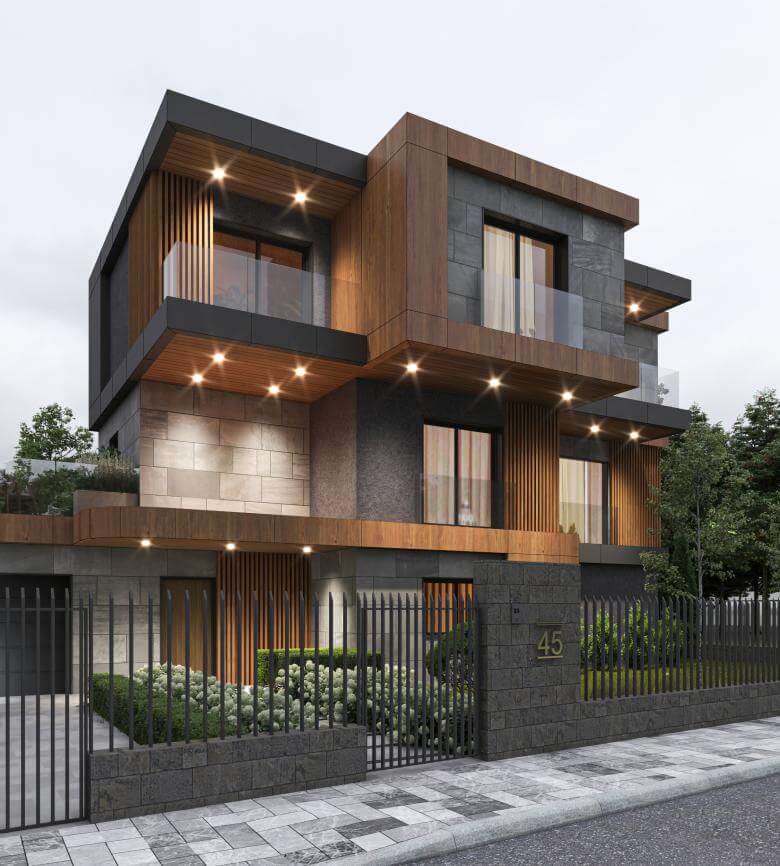  villa tasarım 6286 Beytepe Villa Projesi Konutlar