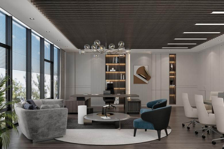 ofis dekorasyonu 6146 Kontrolmatik - Polatlı Osb Binası Ofisler