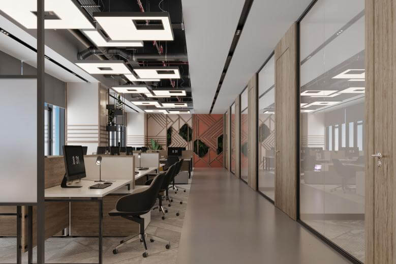ofis dekorasyonu 6156 Kontrolmatik - Polatlı Osb Binası Ofisler