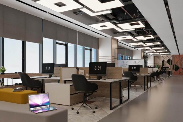 ofis dekorasyonu 6158 Kontrolmatik - Polatlı Osb Binası Ofisler
