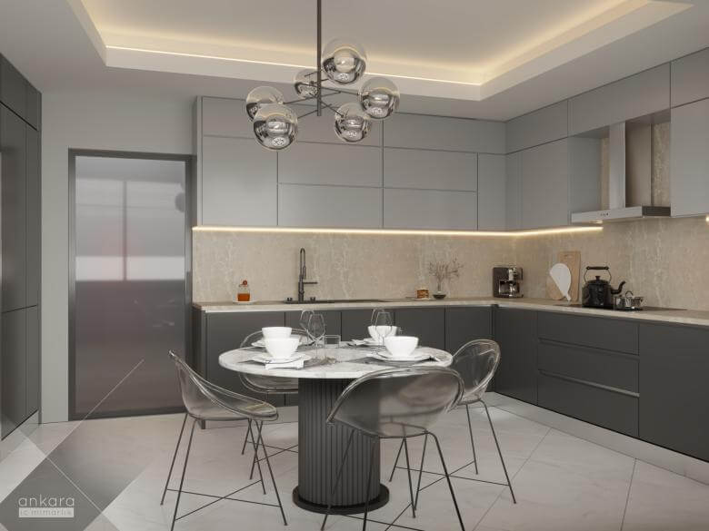  villa tasarım 5611 Portakal Çiçeği Rezidans Konutlar