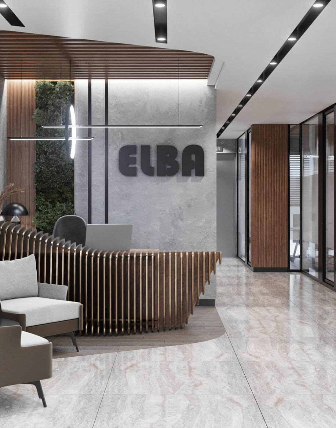 En iyi iç mimarlık büroları  Elba - Berg Ofis Genel