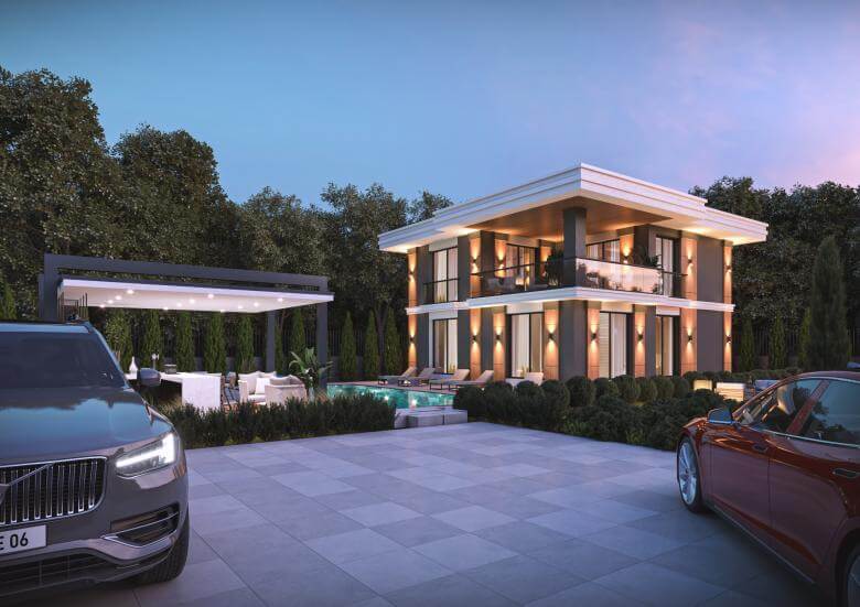  ev içmimar 6212 Temelli Villa Konutlar