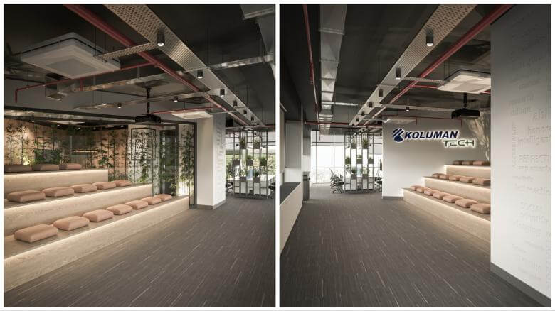 ofis içmimar 6002 Koluman Tech Ofisler