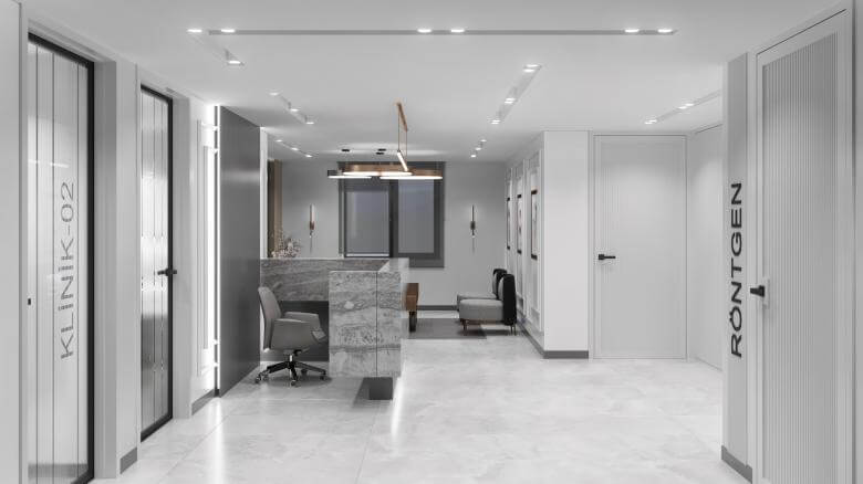 Diş kliniği 6060 Diş Kliniği Tasarımı Sağlık