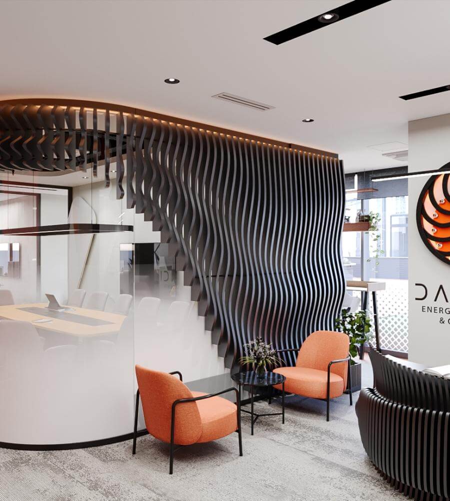 Ofis iç dekorasyon  Yda Center Ofis - Davinci Enerji Ofisler