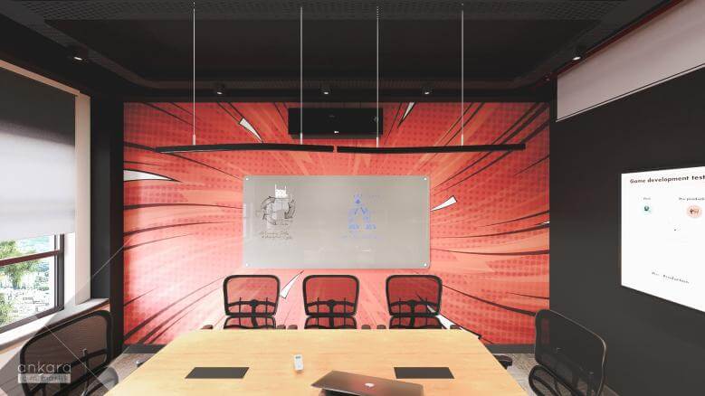ofis dekorasyonu 6257 Teknokent Ofis - Frantic Games Ofisler