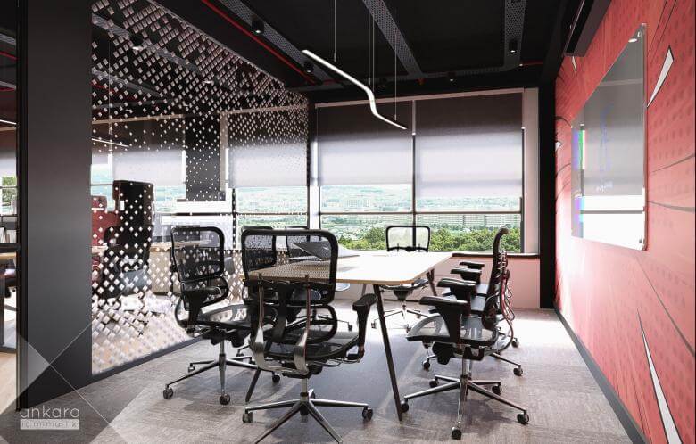 ofis dekorasyonu 6258 Teknokent Ofis - Frantic Games Ofisler