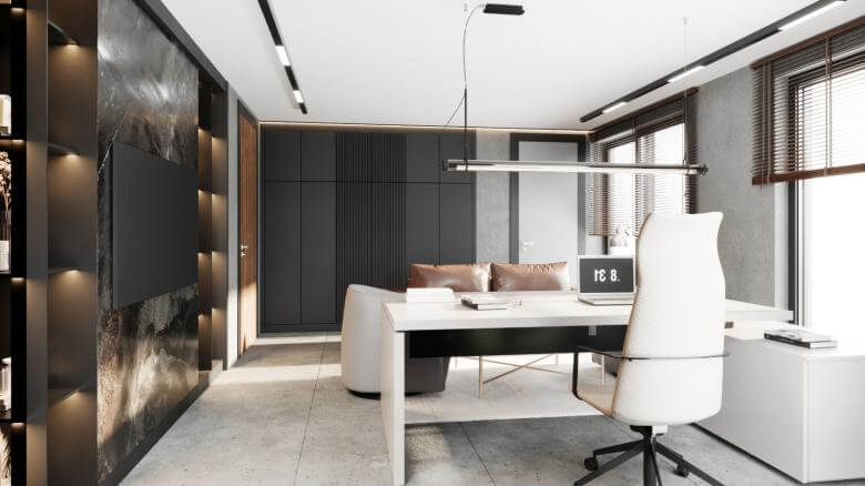 ofis içmimar 6341 Okçuoğlu İnşaat Firması Ofis Tasarımı Ofisler
