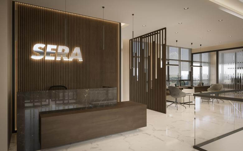 ofis mimari 6393 Sera Beton Ofis Binası Ofisler