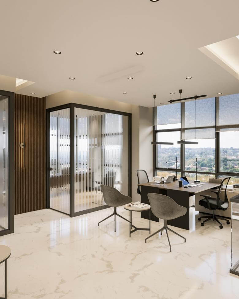 ofis mimari 6396 Sera Beton Ofis Binası Ofisler