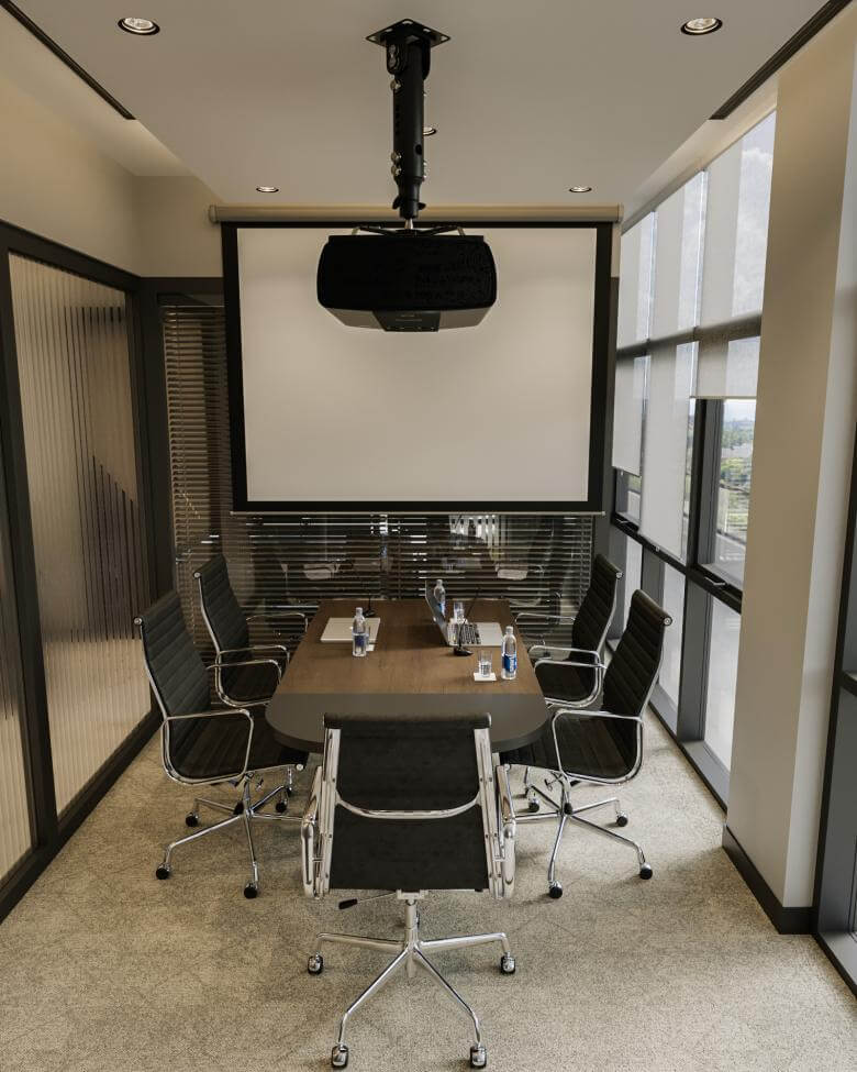 ofis mimari 6400 Sera Beton Ofis Binası Ofisler