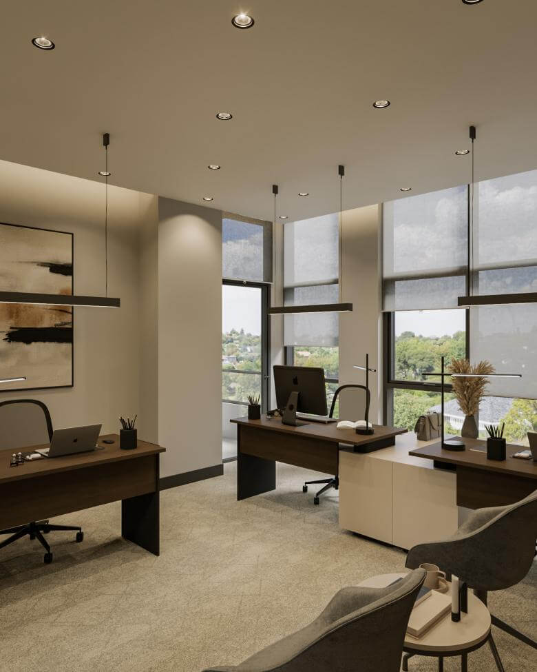 ofis mimari 6403 Sera Beton Ofis Binası Ofisler