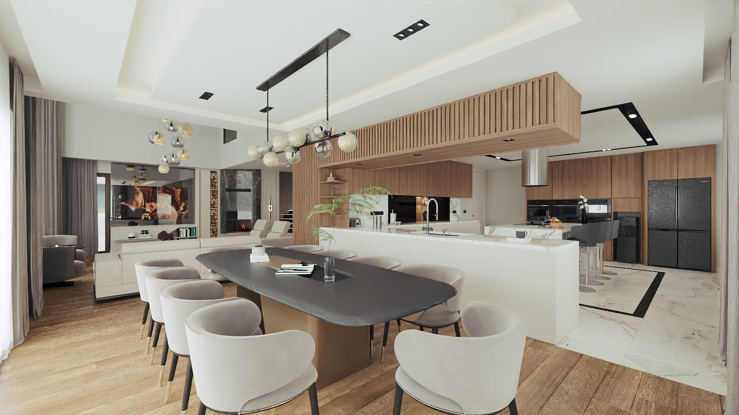Mavi Ladin Villa villa tasarım | 6644 | Ankara İç Mimarlık