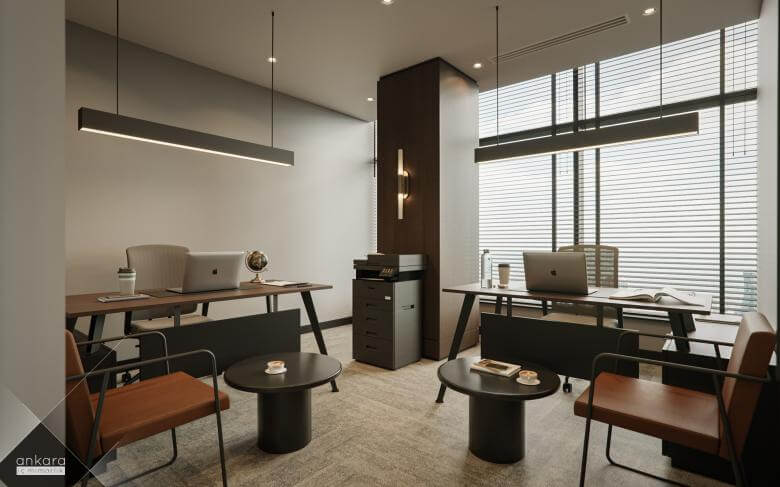 ofis mimari 6743 Paragon Tower - Hukuk Bürosu Ofisler